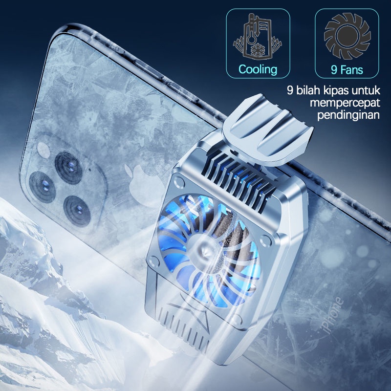 Fancooler Pendingin Hp Radiator Coolingfan Gaming Cooler For Mobile Phone Gamepad Gaming Holder