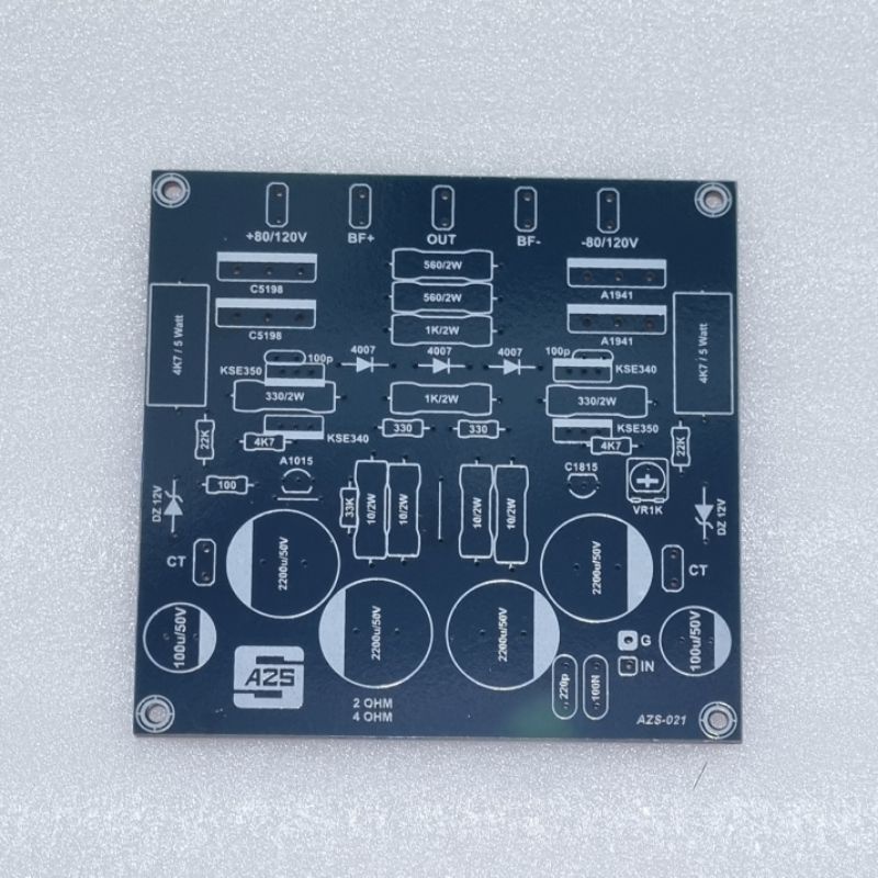 PCB Power TBM Flash Audio 2-4 Ohm Sub Low AZS