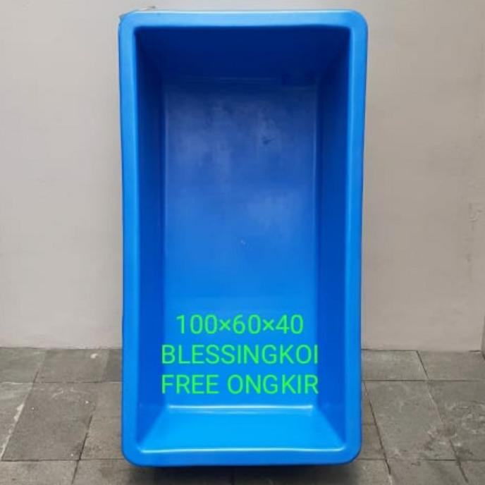 BAK KOLAM FIBER/KARANTINA KOI UKURAN 100X60X40