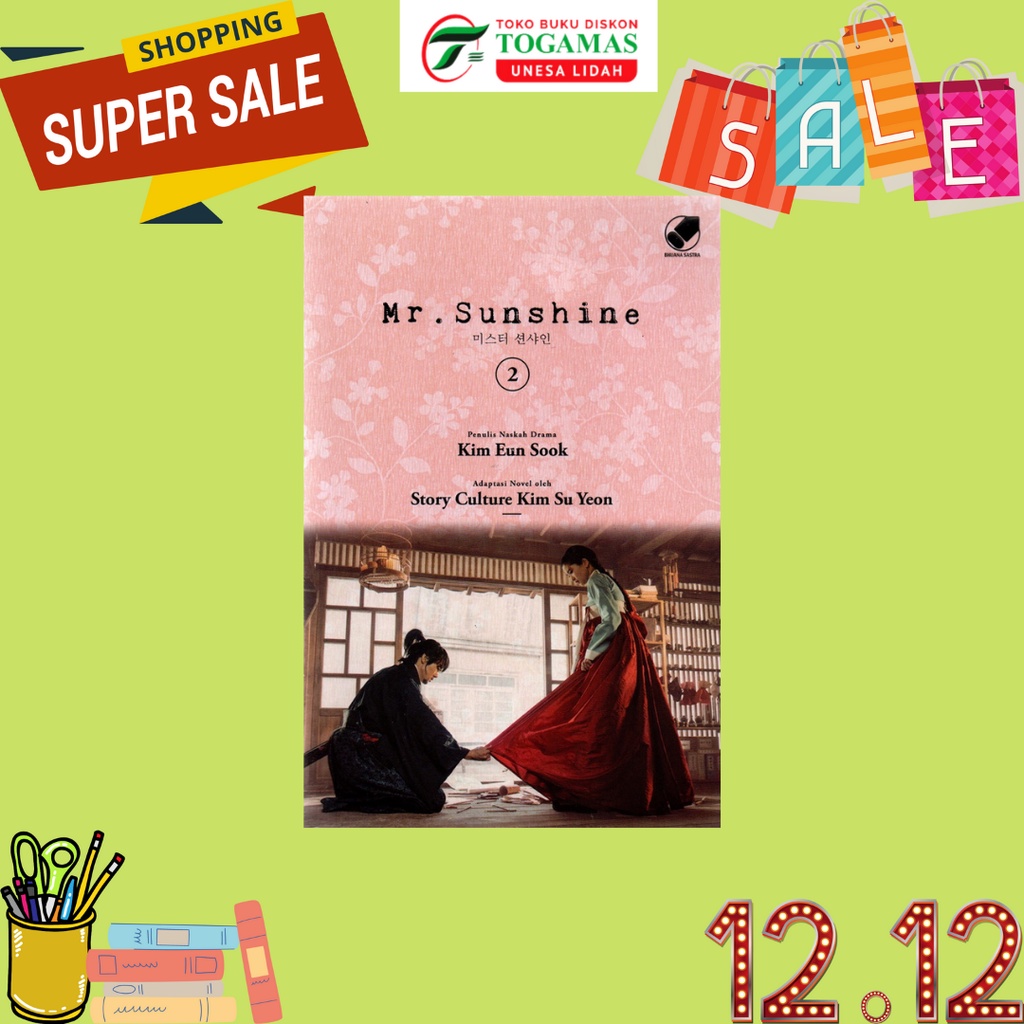 SIAP KIRIM!!  MR. SUNSHINE 2 + STICKER KUKU /MR. SUNSHINE 1 KARYA KIM EUN SOOK + BLOCK NOTE