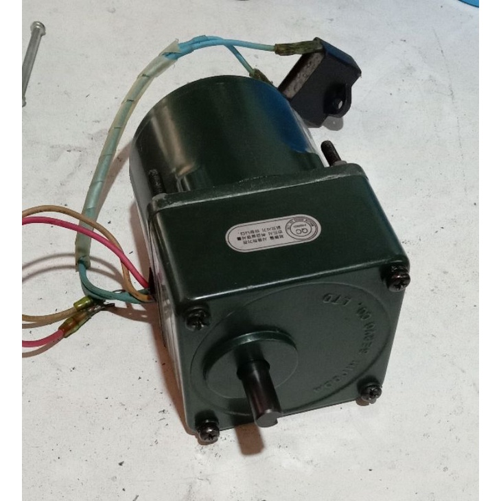 Ac Motor Gearbok 220V 25Watt Ratio 1 : 50