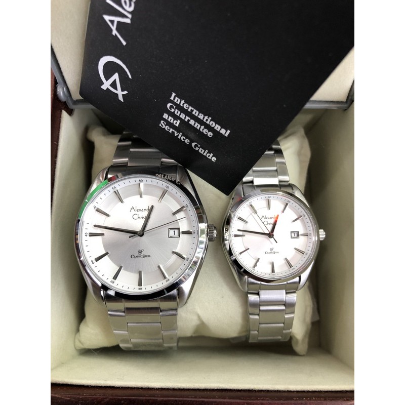 alexandre christie couple 8648md/ld silver