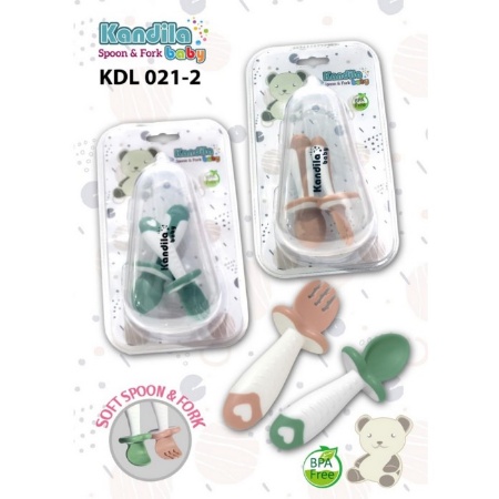 MAK284 KANDILA SENDOK GARPU SOFT SPOON AND FORK  KDL021-2