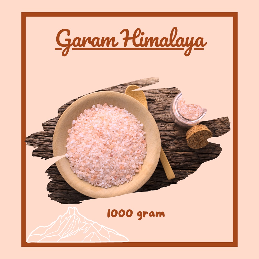 Garam Himalaya 1 Kg Original Himalayan Salt Garam Himalaya