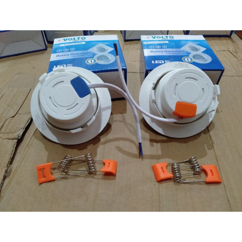 Lampu Downlight/ donlet led Rotary/ bisa gerak Lemari Hias 3,5 in 7 w