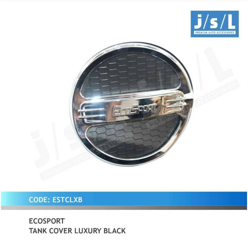 tank cover/ tutup tangki Ecosport luxury Hitam jsl