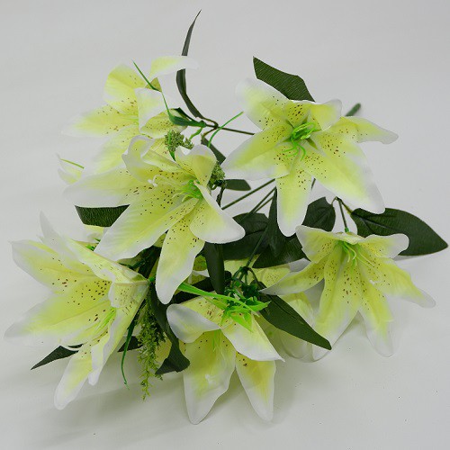 WANFLOWER Bunga Lily X10 * HIJAU MUDA