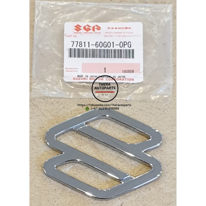 Emblem Logo "S" Suzuki Baleno/Vitara/Esteem/Carry Futura Original SGP