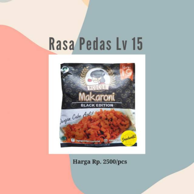 

Makaroni rasa Pedas Level 15