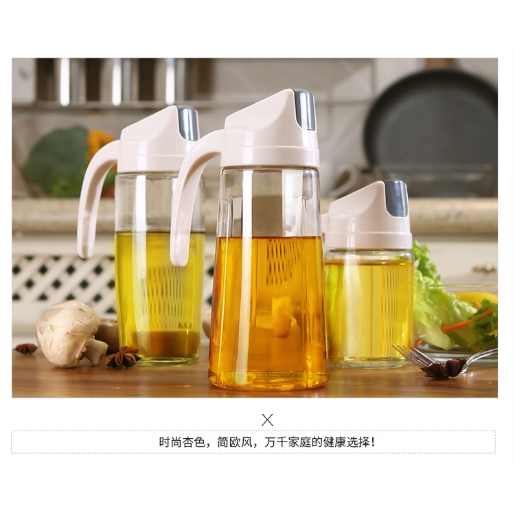 1pcs Cooking Seasoning Bottle Dispenser Sauce Bottle Glass Storage Bottles for Oil Vinegar