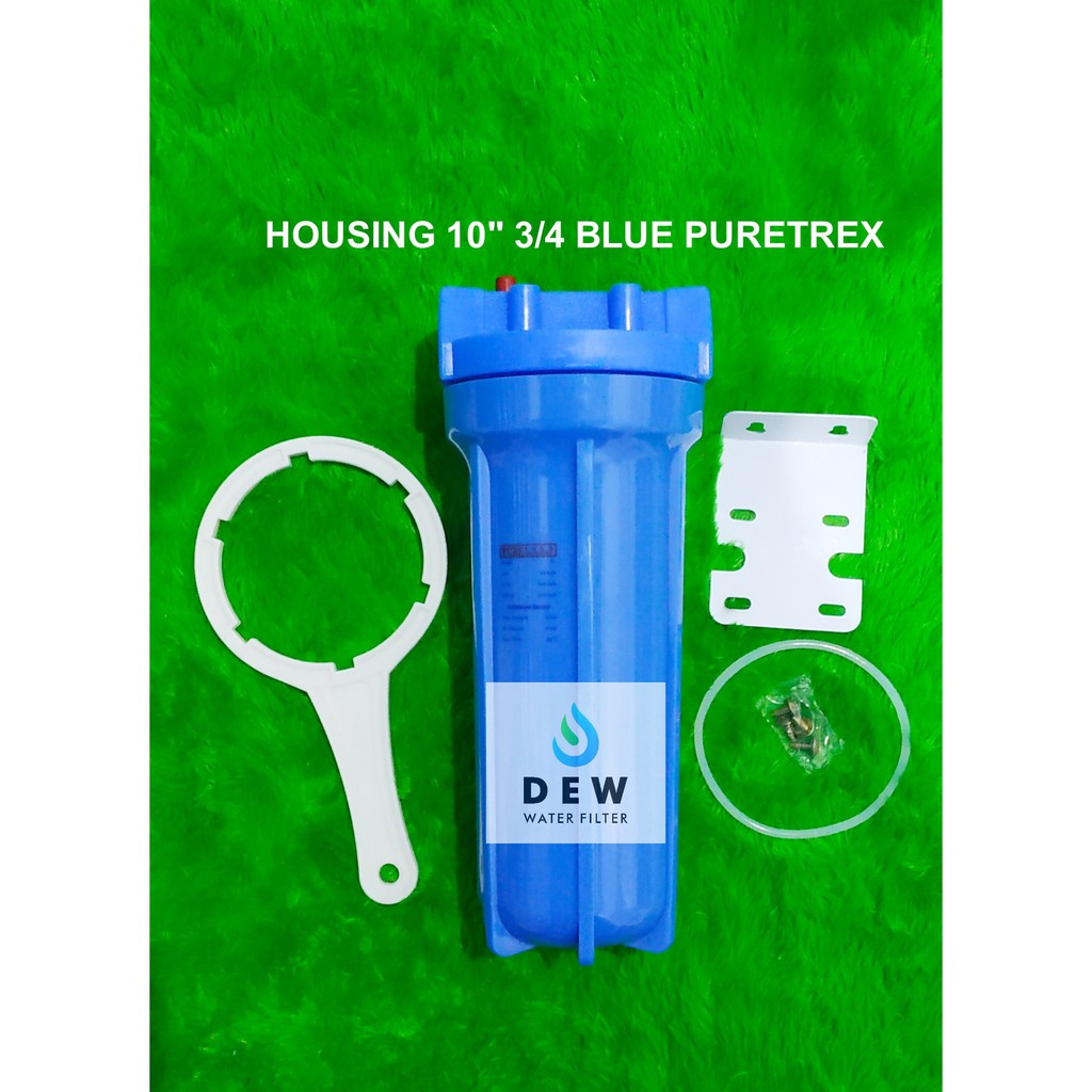 HOUSING 10'' 3/4 BLUE PURETREX