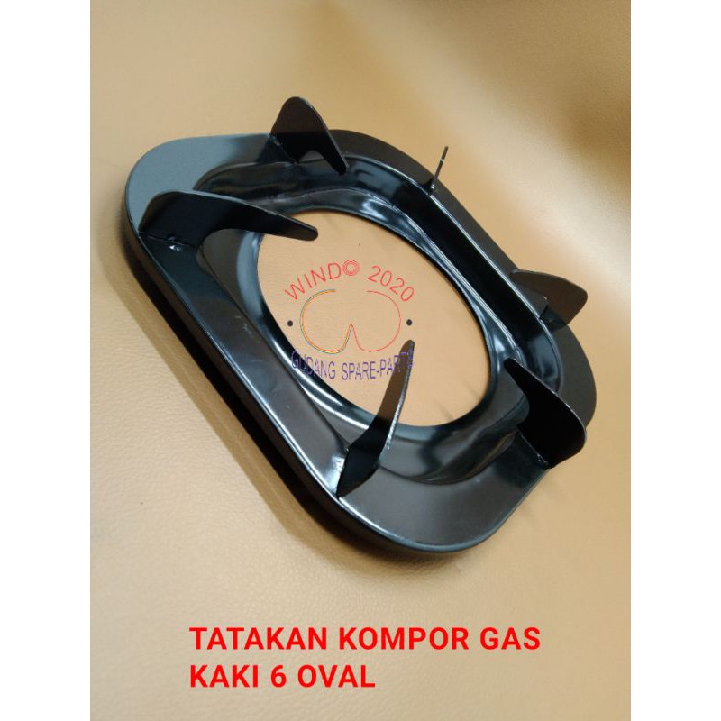 TATAKAN KOMPOR GAS RINNAI KAKI 6 | DUDUKAN / NAMPAN TEBAL RI 522C, RI 522 CE, RI 522 E, RI 602 E