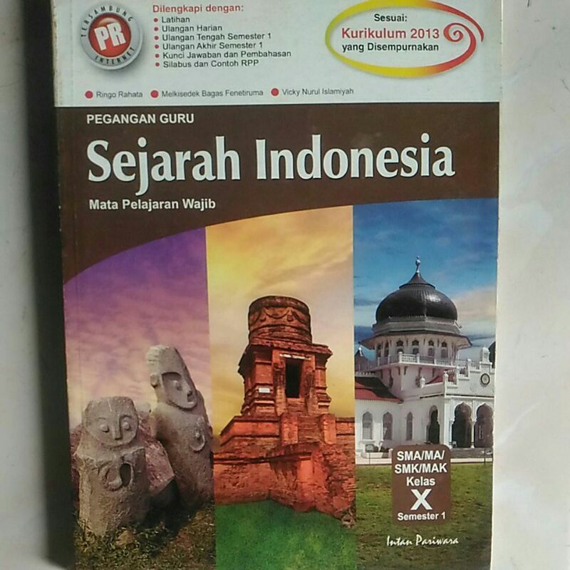 Buku PR PG Sejarah Indonesia kelas 10A