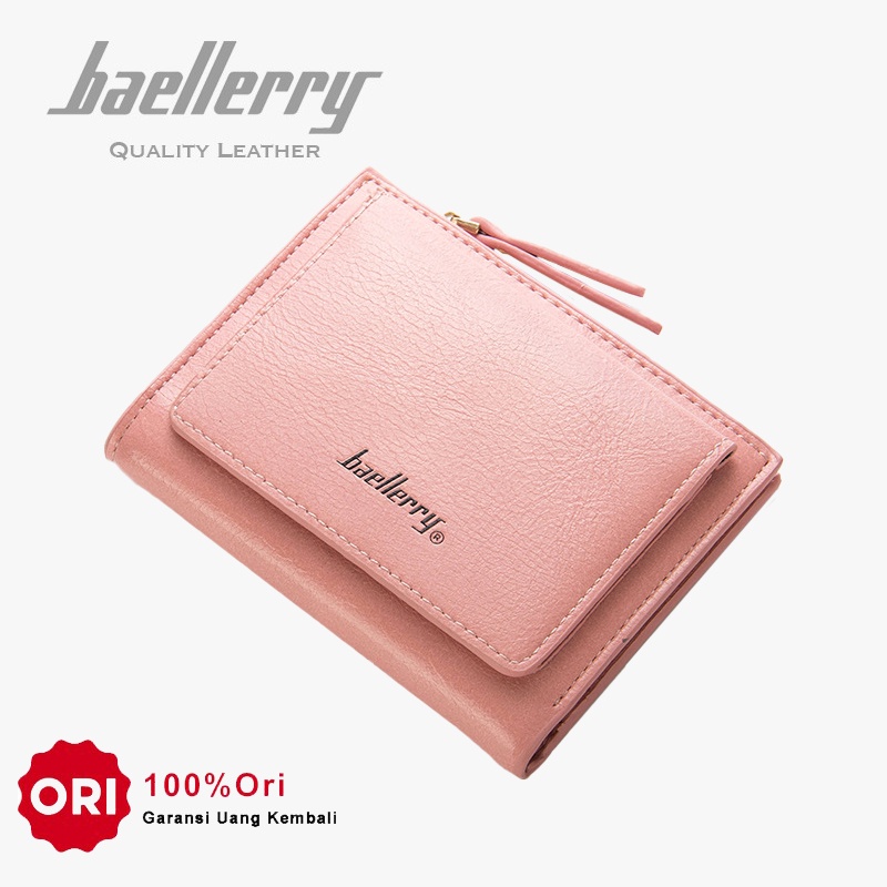 BAELLERRY 3528 Dompet Wanita Bahan Kulit PU Leather Premium WATCHKITE WKOS