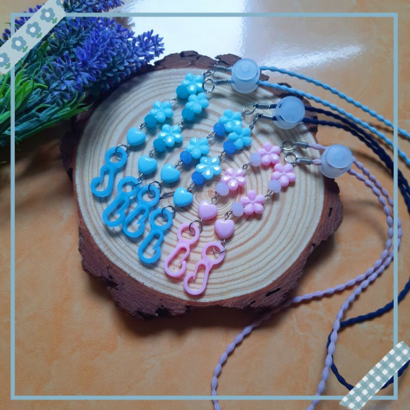 strap / kalung masker dewasa tali boba elastis