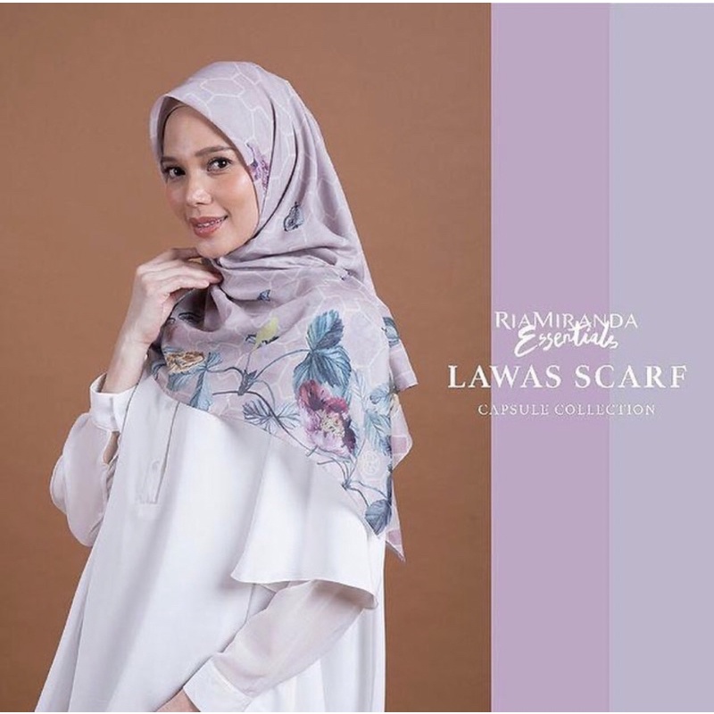 LAWAS SCARF edisi pertama Season II Briana scarves Brianna scarf dan Hikaru scarf Riamiranda Ria Mir