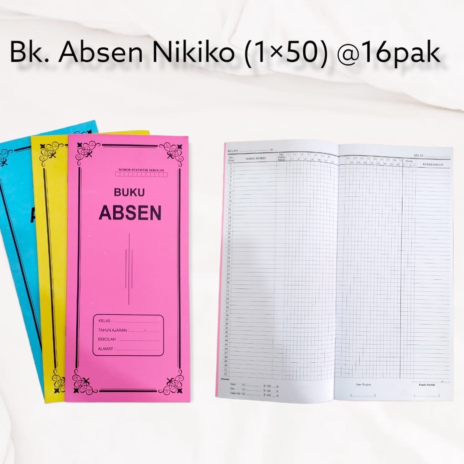

Buku Absen/Buku Absensi