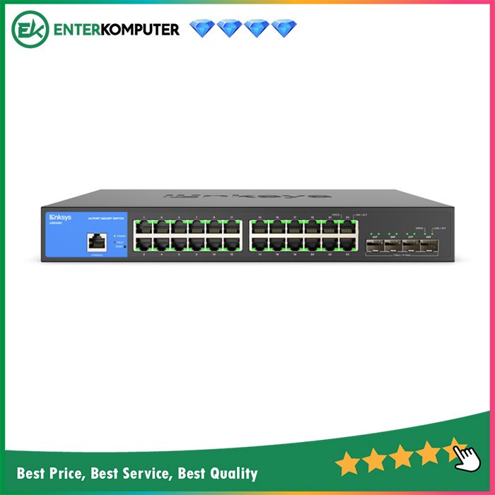 Linksys 24-Port Managed Gigabit Ethernet Switch - LGS328C