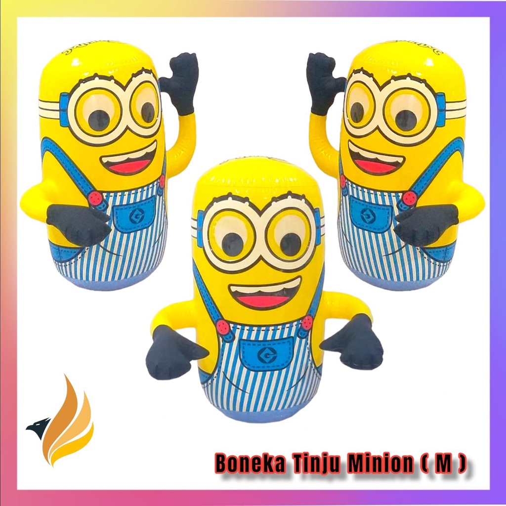 1 Lsn TINJU AIR MINION 45cm Mainan Tiup