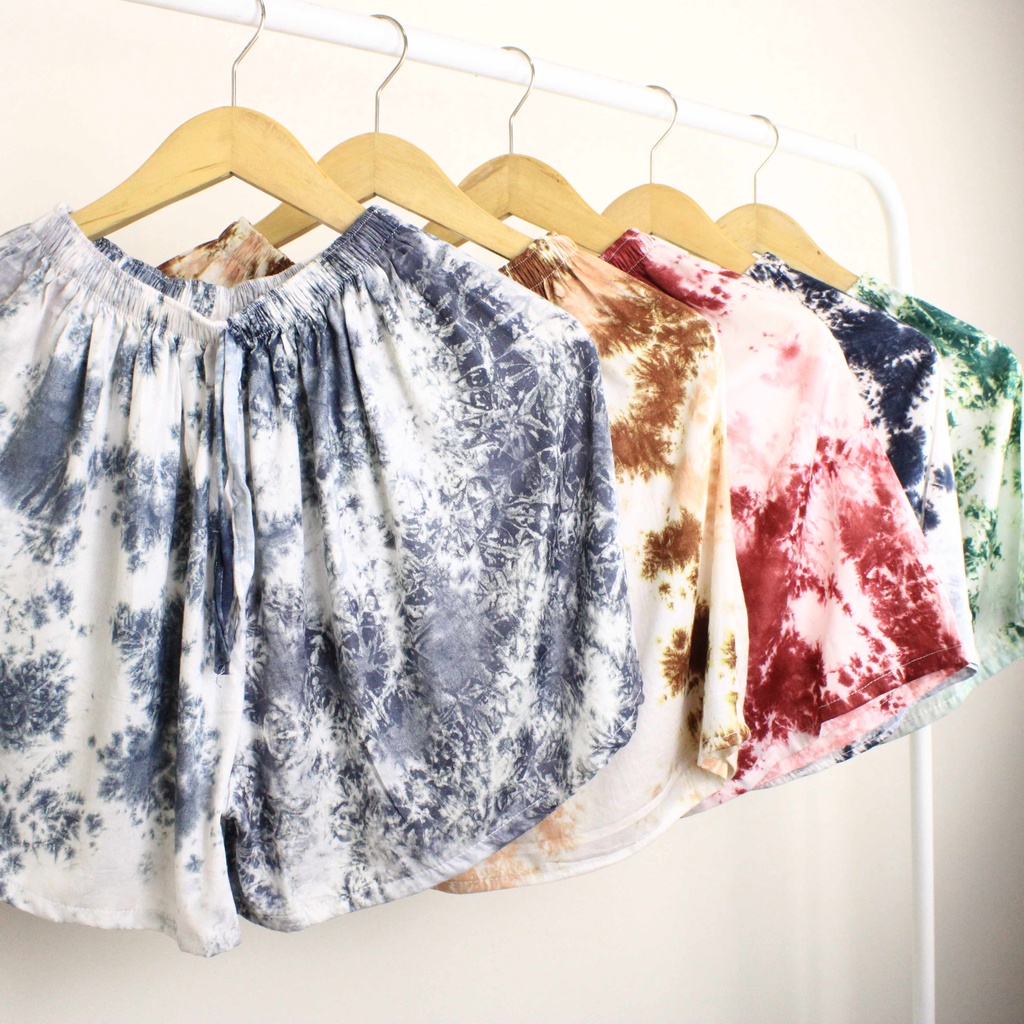 Hot Pants Wanita / Celana Pendek Wanita / Celana Pendek Tie Dye