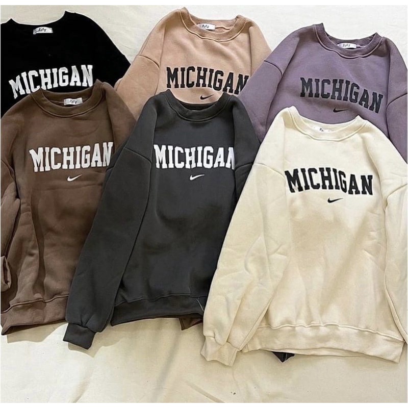Sweater Crewneck Oversize Michigan