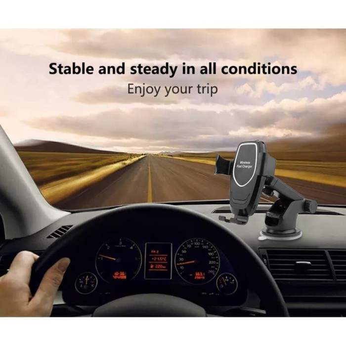 [CEV] Car Holder Wireless Fast Charge ELITE K80 Automatic Clamping Rotary