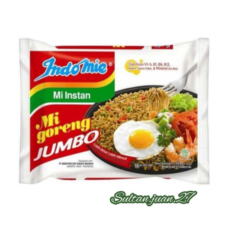 

Mie Instan Indomie Goreng Jumbo\ harga per pcs
