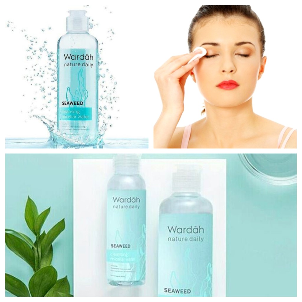 Jual Wardah Cleansing Micellar Water Seawed 100ml KECIL | Shopee Indonesia