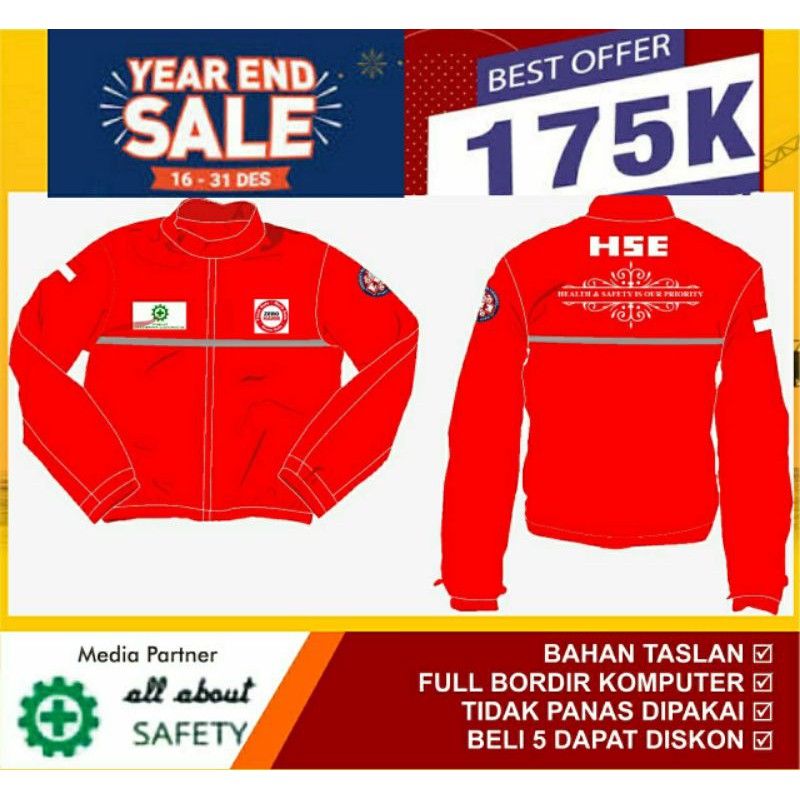 Jaket HSE safety k3