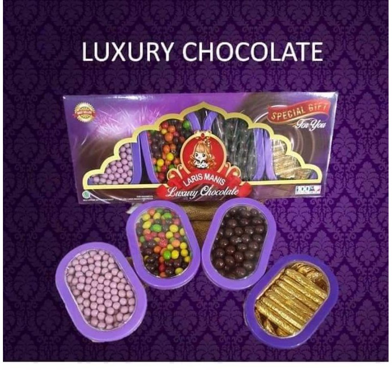 

LUXURY CHOCOLATE LARIS MANIS ISI 4 JAR