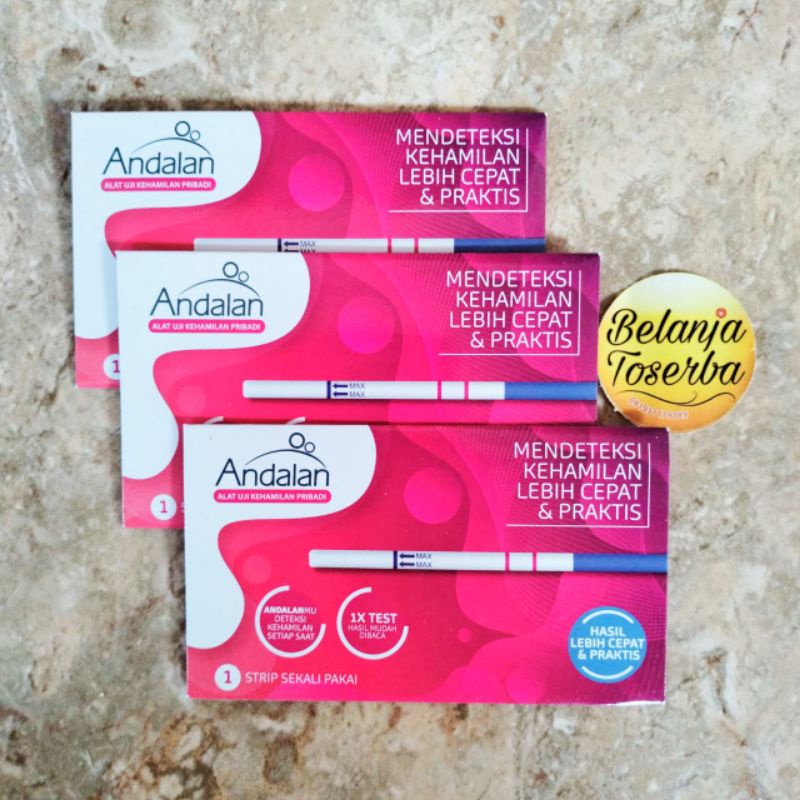 1 Strip tes kehamilan Andalan / tespek Andalan Test Pregnancy