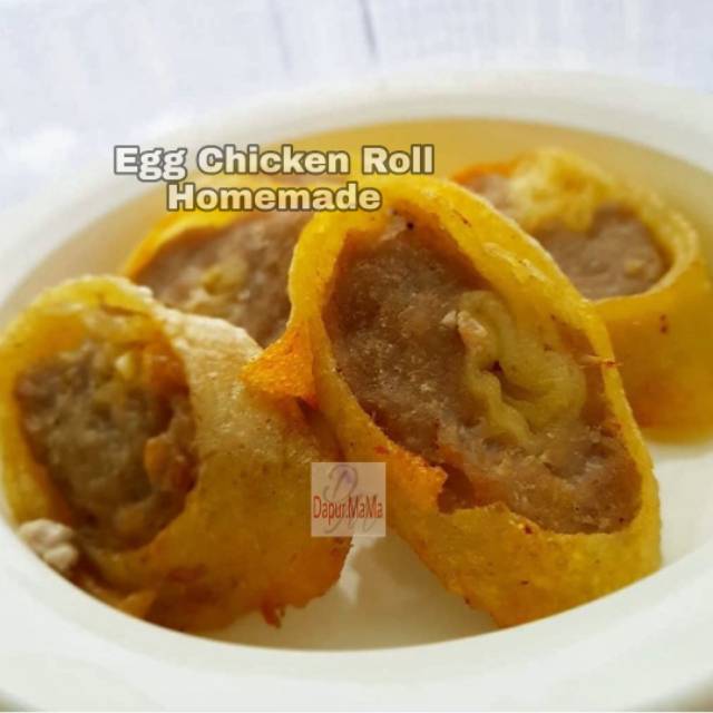 

Egg Chicken Roll Homemade