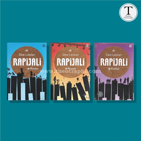 Paket lengkap Rapijali Jilid 1-3 - Dee Lestari