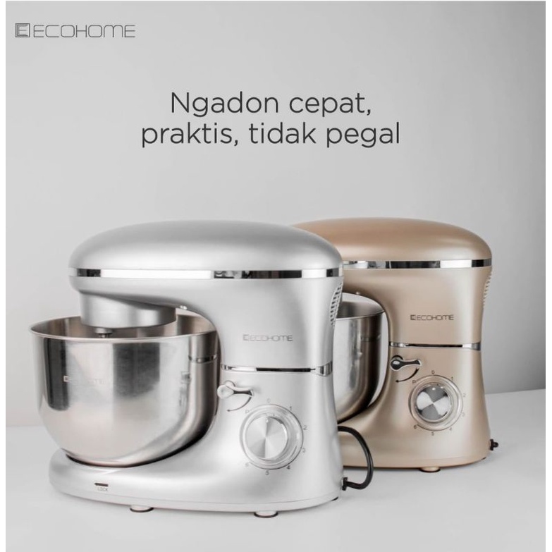 READY Free ongkir Ecohome Stand Mixer/Mixer duduk/mixer berdiri kapasitas besar 6,5L Premium Impor b