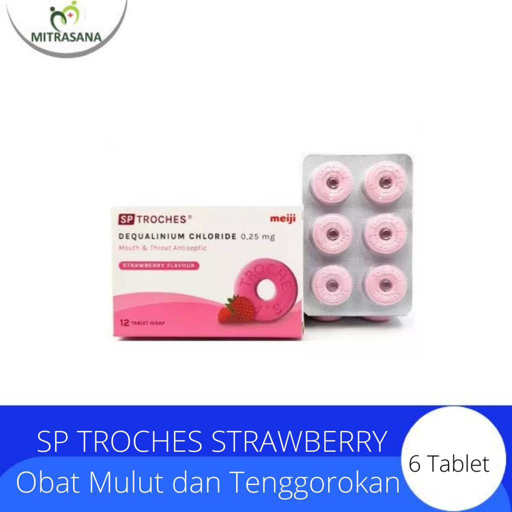 

SP Troches Strawberry 6 Tablet / 12 tablet