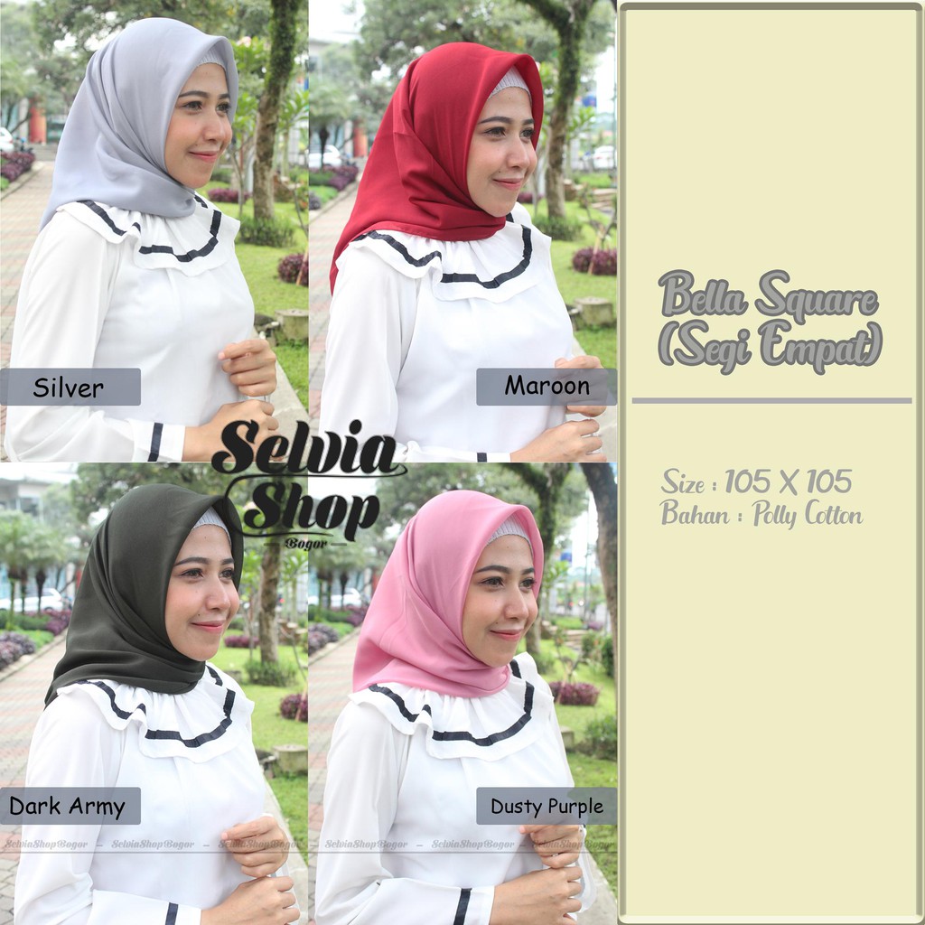 HIJAB BELLA SQUARE WARNA PART 1 DISKON BELLA SQUARE HIJAB BELLA SQUARE WARNA PART 1 DISKON BELLA SQUARE