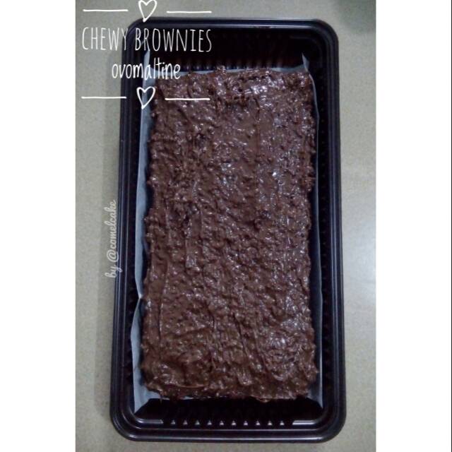 

Chewy brownies ovomaltine