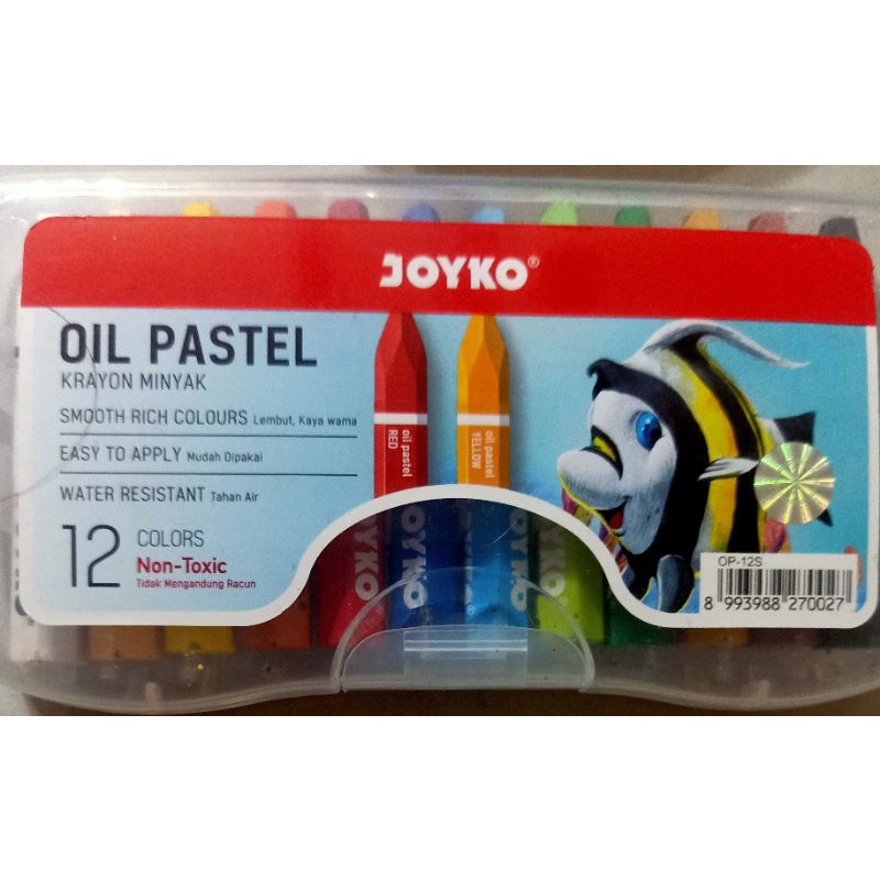 

crayon Joyko Oil Pastel 12 warna