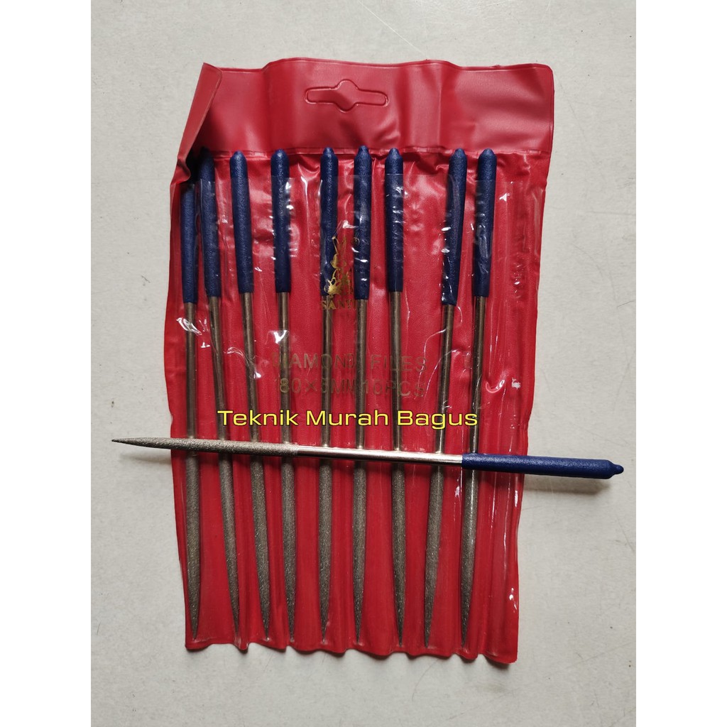 KIKIR DIAMOND BULAT 3mm x x140mm / 4mm x 160mm / 5mm x 180mm