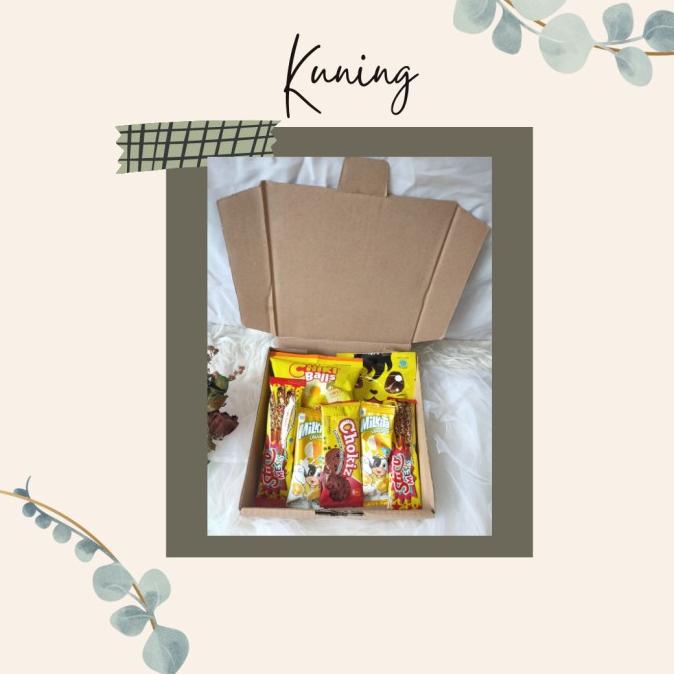 

Sale!!! Snack Box | Hampers | Snack Gift | Kado Ultah | Gift Wisuda | Kuning - Paling Diminati