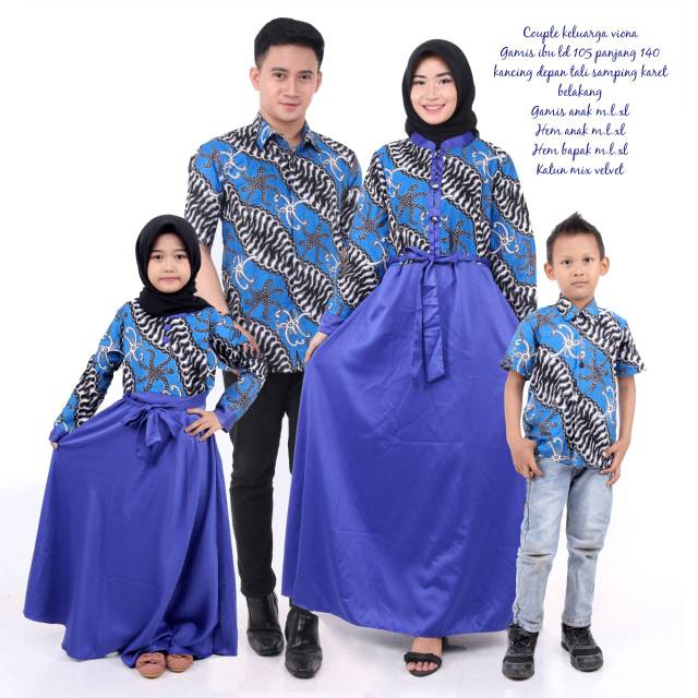 GROSIR BATIK  COUPLE KELUARGA VIONA