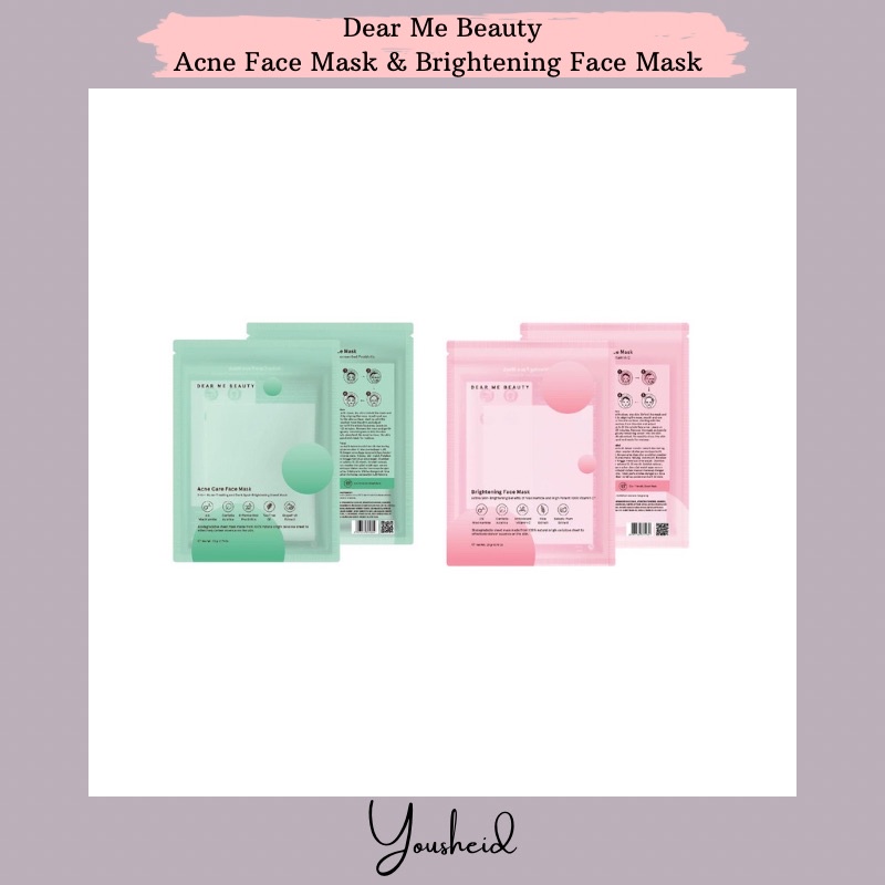 Dear Me Beauty Acne | Brightening Face Mask