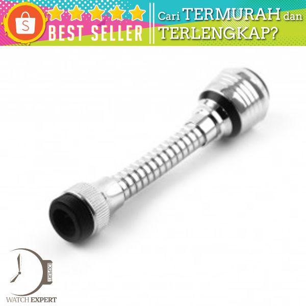 Filter Keran Air Aerator Water Saving Tap 360 Rotatable 15 cm - ICOCO ZM637100 Silver