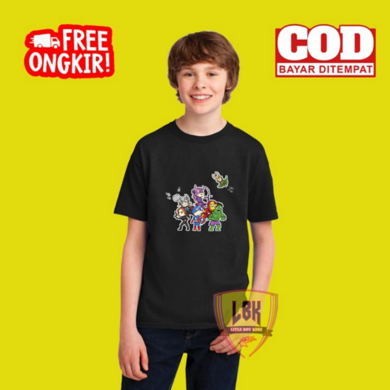 KAOS ANAK THE AVENGERS / BAJU ANAK THE AVENGERS / BAJU KAOS ANAK THE AVENGERS TERBARU