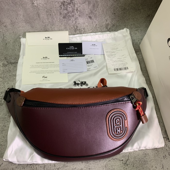 COACH WAISTBAG LEATHER AND PVC SPORT 78947 - ORIGINAL