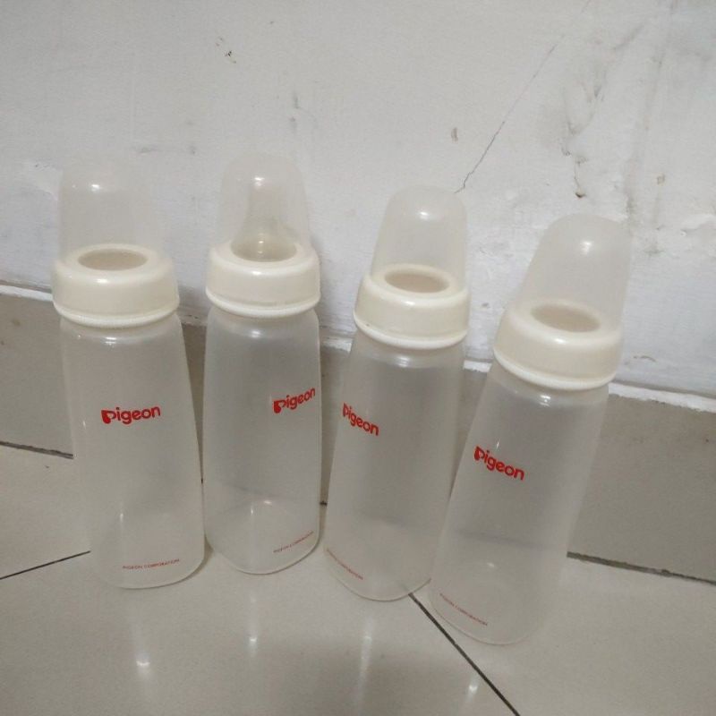 botol susu pigeon 240 ml ++ preloved (jarang dipakai) BPA free (harga per pc)