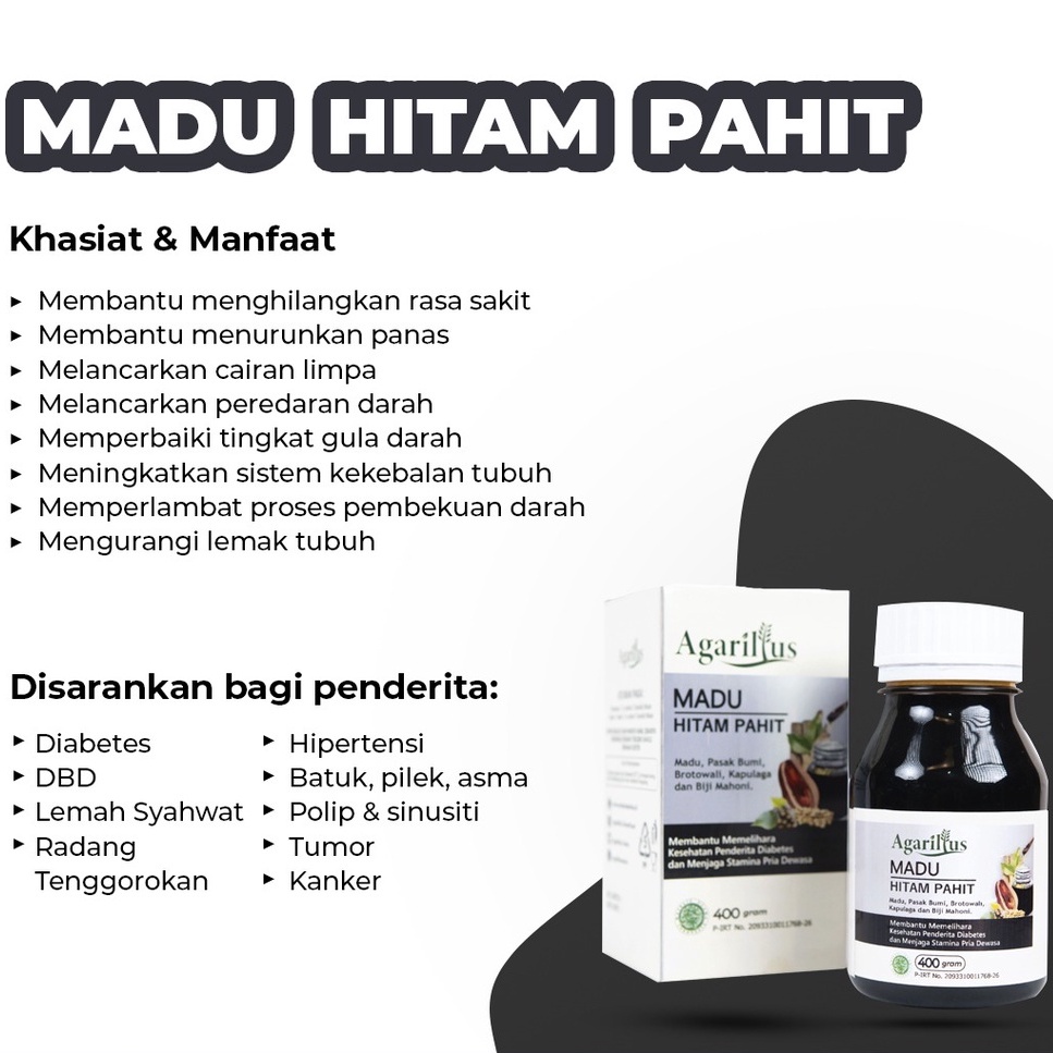 Madu Hitam Pahit untuk Diabetes