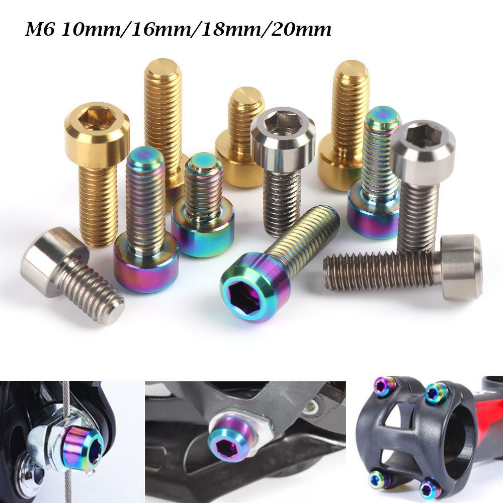 Baut Atas Tetap 10mm/16mm/18mm /20mm Aksesoris Titanium Arroy Sekrup Batang Sepeda