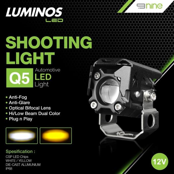 Lampu LED Nine Luminos Q5 Q6 shooting light centralvar89 Buru Order