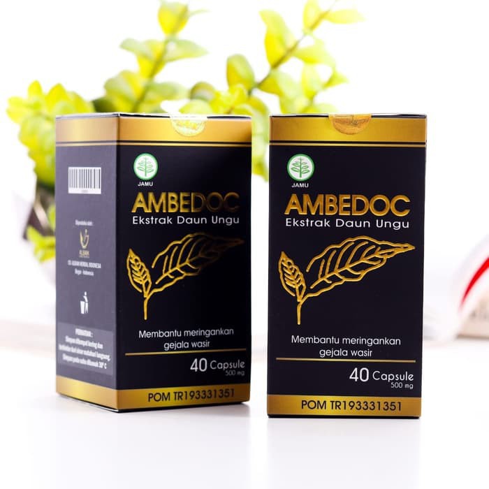 AMBEDOC Obat Herbal Untuk Wasir Ambeien - Halal dan BPOM